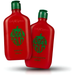 Gold Spell Co. Morangold duo bottles red and green design with strawberry logo for healthy shiny hair - Buy now at MKPBR.COM - Worldwide Shipping