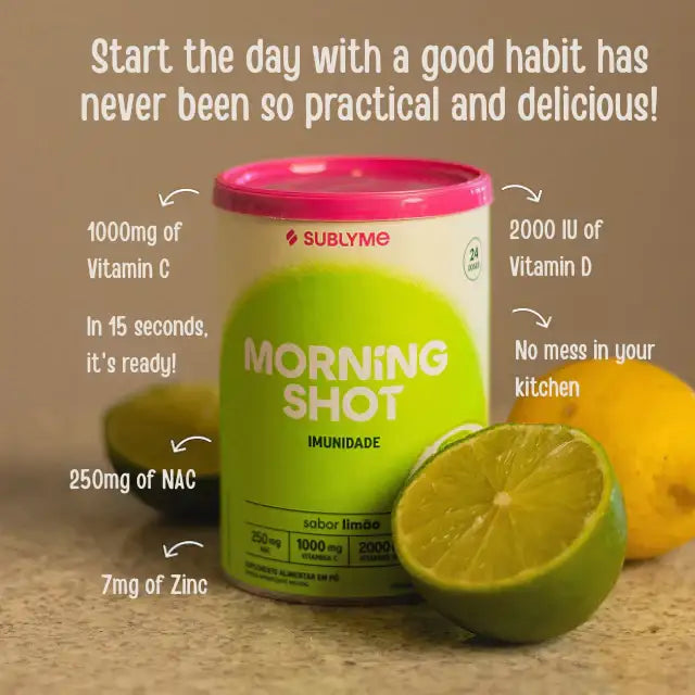 Morning Shot Sublyme Anti-Inflammatory Wellness Powder, 5.08 oz (144g) - Turmeric and Propolis for natural balance and vitality – Buy now at MKPBR.COM – Worldwide Shipping