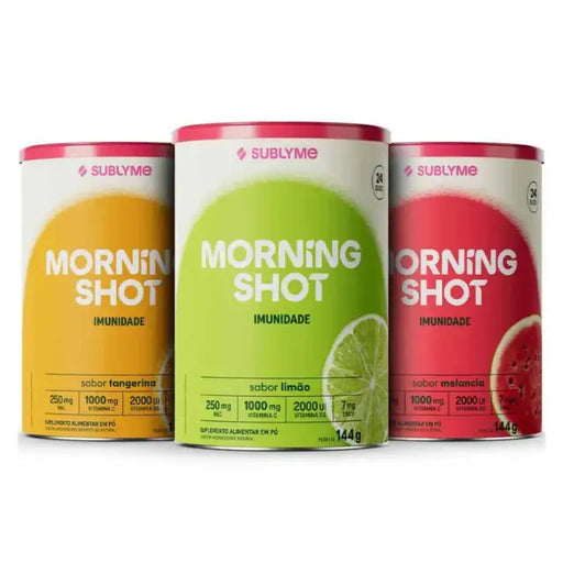 Morning Shot Sublyme Daily Immunity & Wellness Powder, 5.08 oz (144g) - Boost immunity, anti-inflammatory, and antioxidant support for daily vitality – Buy now at MKPBR.COM – Worldwide Shipping