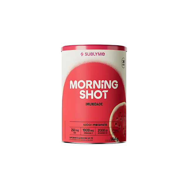 Morning Shot Sublyme Watermelon Daily Immunity & Wellness Powder, 5.08 oz (144g) - Sweet watermelon for antioxidant protection and daily wellness – Buy now at MKPBR.COM – Worldwide Shipping