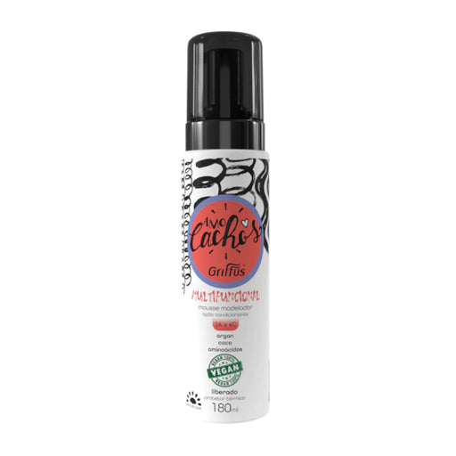 Griffus Amo Cachos Multifunctional Hair Mousse 180ml (6.09 fl oz) – Buy now at MKPBR.COM – Worldwide Shipping