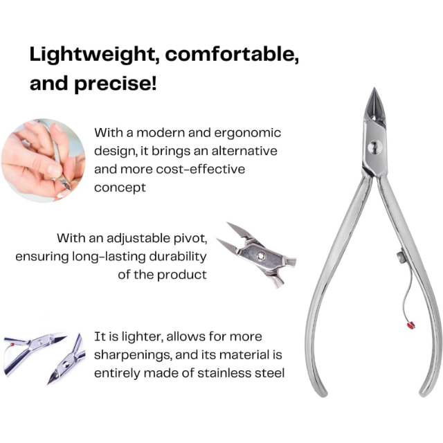 Mundial 777 Professional Cuticle Clippers - Stainless Steel Precision for Salon-Perfect Manicures (2-Pack) – Buy now at MKPBR.COM – Worldwide Shipping