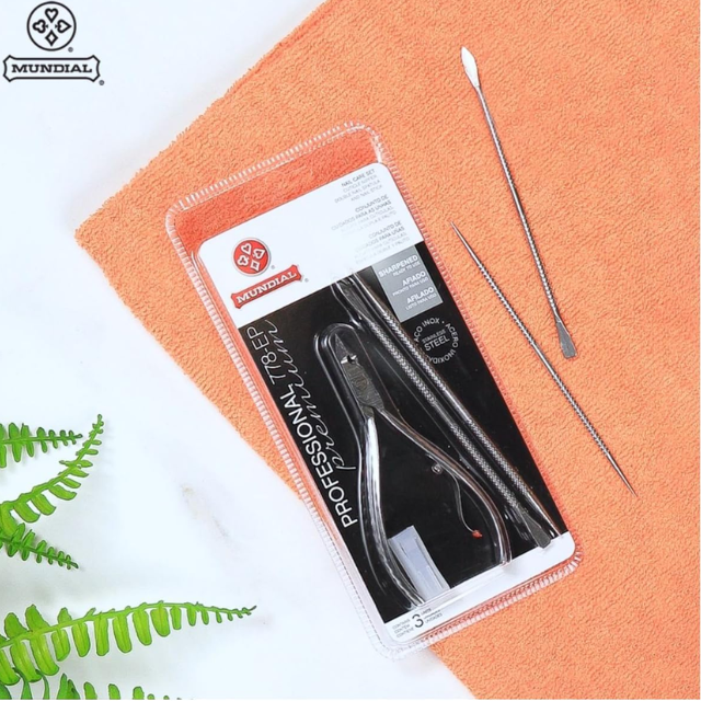Mundial 778-EP Professional Premium Manicure Kit - Stainless Steel Precision for Salon-Perfect Results - Buy now at MKPBR.COM - Worldwide Shipping