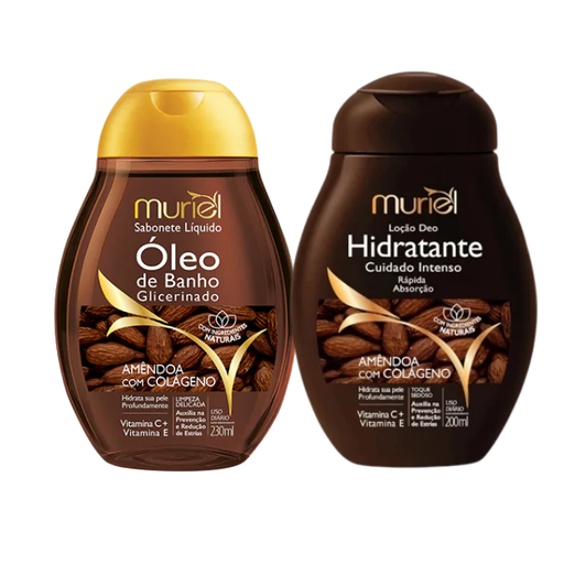 Muriel Almond and Collagen Body Care Kit main image – Buy now at MKPBR.com – Worldwide Shipping