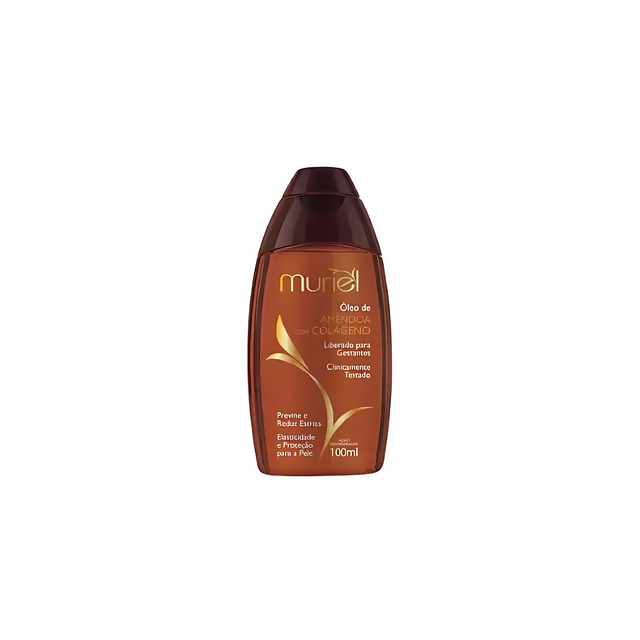 Muriel Almond & Collagen Body Oil | Hydrating & Firming Skin Elixir | 3.38 fl oz (100ml) – Buy now at MKPBR.COM – Worldwide Shipping