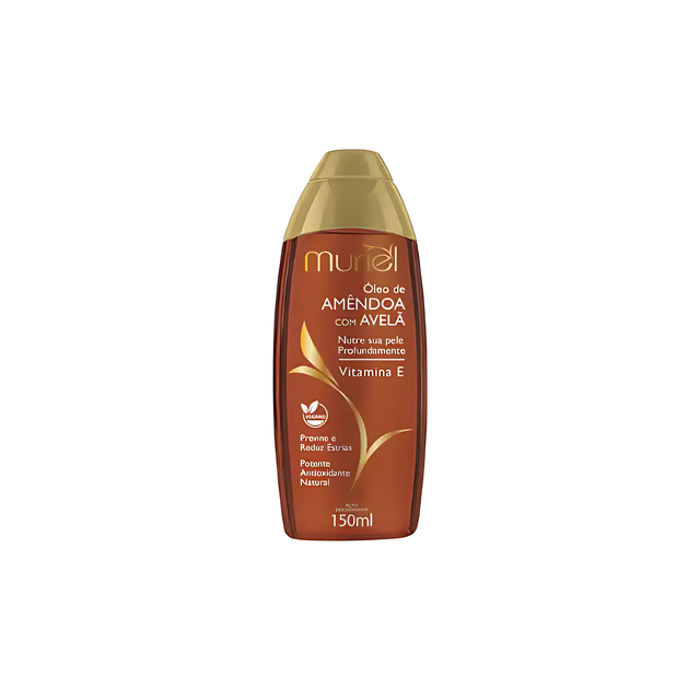 Muriel Almond & Hazelnut Body Oil | Hydrating & Antioxidant Skin Elixir | 5.07 fl oz (150ml) – Buy now at MKPBR.COM – Worldwide Shipping