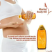 Muriel Body Oil | Stretch Mark Prevention | Detailed shot of the label, showcasing its benefits for skin elasticity – Buy now at MKPBR.COM – Worldwide Shipping