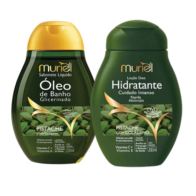  Muriel Pistachio and Collagen Body Care Kit main image – Buy now at MKPBR.com – Worldwide Shipping