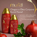 Muriel Pomegranate Care Body Oil | Deep Hydration | 3.38 fl oz (100ml) - Front view of the product packaging, highlighting its key features and elegant design – Buy now at MKPBR.COM – Worldwide Shipping