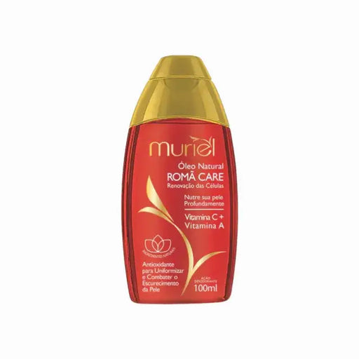 Muriel Pomegranate Care Body Oil | Deep Hydration, Antioxidant & Revitalizing Elixir | 3.38 fl oz (100ml) - Front view of the product packaging, highlighting its key features and elegant design – Buy now at MKPBR.COM – Worldwide Shipping