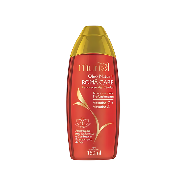 Muriel Pomegranate Care Body Oil | Deep Hydration, Antioxidant & Revitalizing Elixir | 5.07 fl oz (150ml) - Front view of the product packaging, highlighting its key features and elegant design – Buy now at MKPBR.COM – Worldwide Shipping