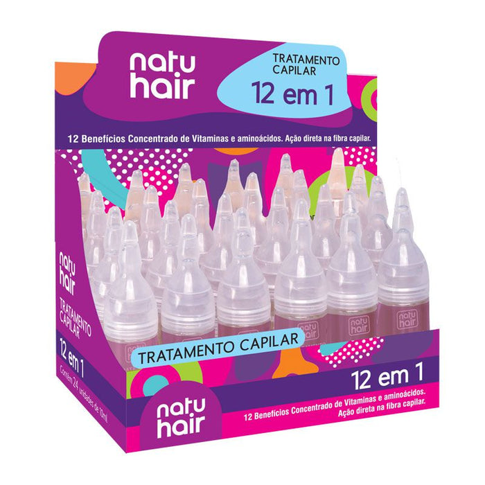 NatuHair 12-in-1 Hair Treatment Ampoule 10 ml – Buy now at MKPBR.COM – Worldwide Shipping