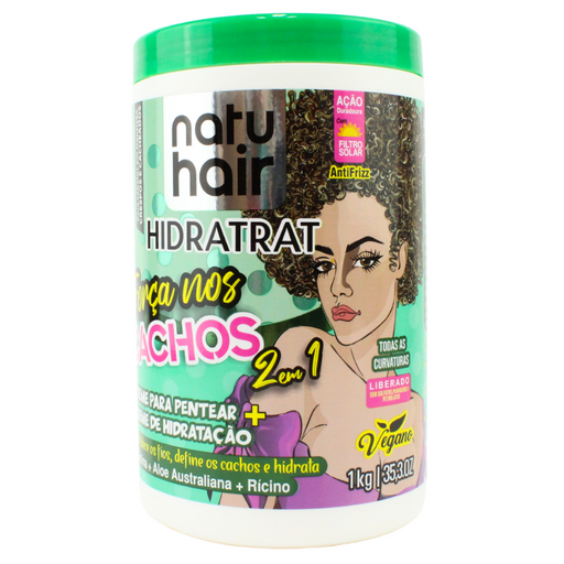 NatuHair 2-in-1 Combing Cream Curl Strength 1kg – Buy now at MKPBR.COM – Worldwide Shipping