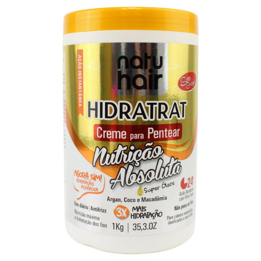 NatuHair Absolute Nutrition Super Oils Leave-In Combing Cream 1kg – Buy now at MKPBR.COM – Worldwide Shipping