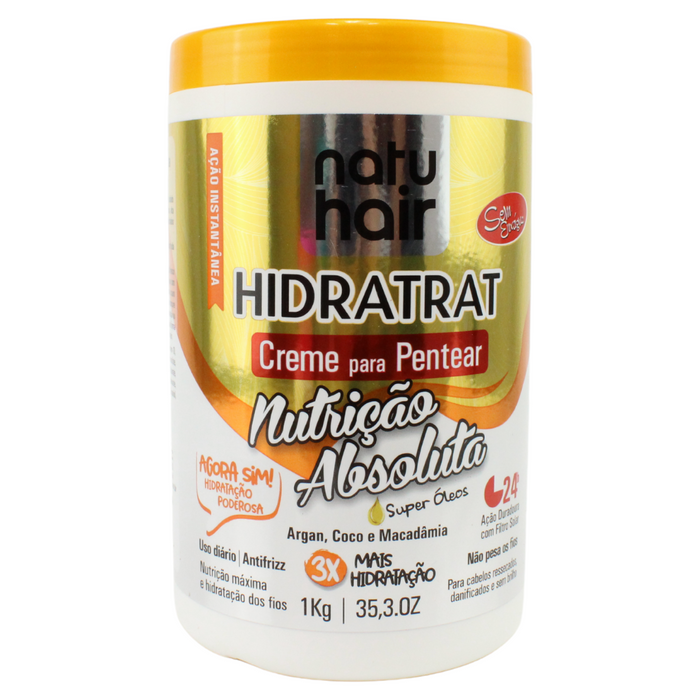 NatuHair Absolute Nutrition Super Oils Leave-In Combing Cream 1kg – Buy now at MKPBR.COM – Worldwide Shipping