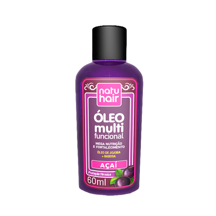 NatuHair Acai Multifunctional Oil 60ml – Buy now at MKPBR.COM – Worldwide Shipping