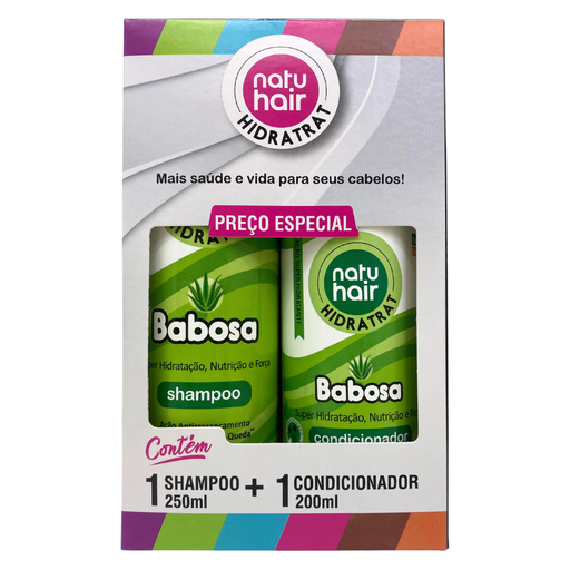 NatuHair Aloe Vera Hydrating Shampoo Conditioner Kit – Buy now at MKPBR.COM – Worldwide Shipping