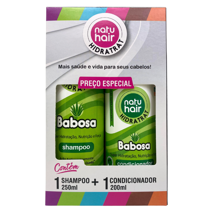 NatuHair Aloe Vera Hydrating Shampoo Conditioner Kit – Buy now at MKPBR.COM – Worldwide Shipping