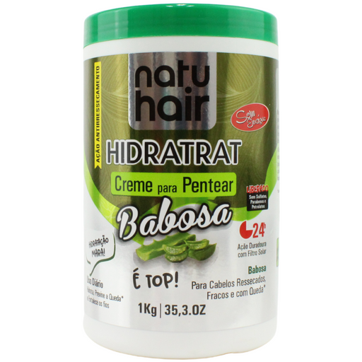 NatuHair Aloe Vera Leave-In Combing Cream 1kg – Buy now at MKPBR.COM – Worldwide Shipping