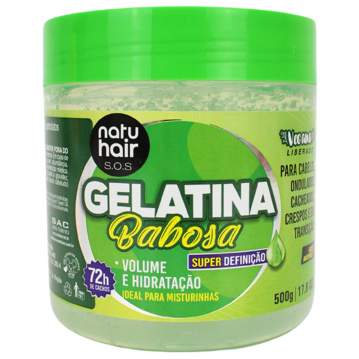 NatuHair Aloe Vera SOS Gelatina 500g – Buy now at MKPBR.COM – Worldwide Shipping