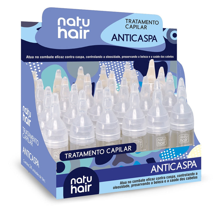 NatuHair Anti-Dandruff Hair Treatment Ampoules 10 ml – Buy now at MKPBR.COM – Worldwide Shipping