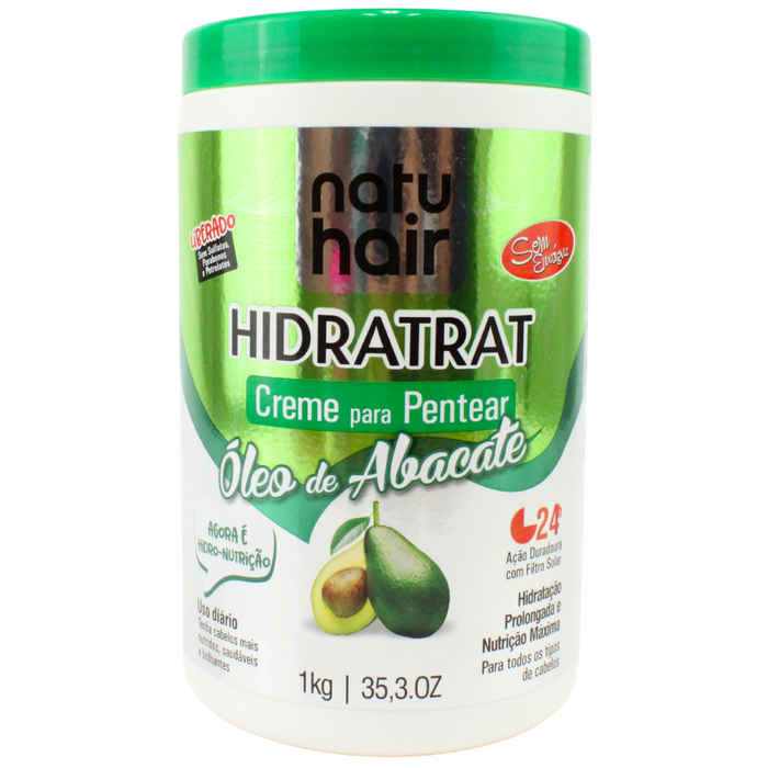 NatuHair Avocado Oil Free Leave-In Combing Cream – Buy now at MKPBR.COM – Worldwide Shipping