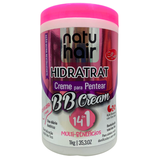 NatuHair BB Cream Leave-In Combing Cream 1kg – Buy now at MKPBR.COM – Worldwide Shipping