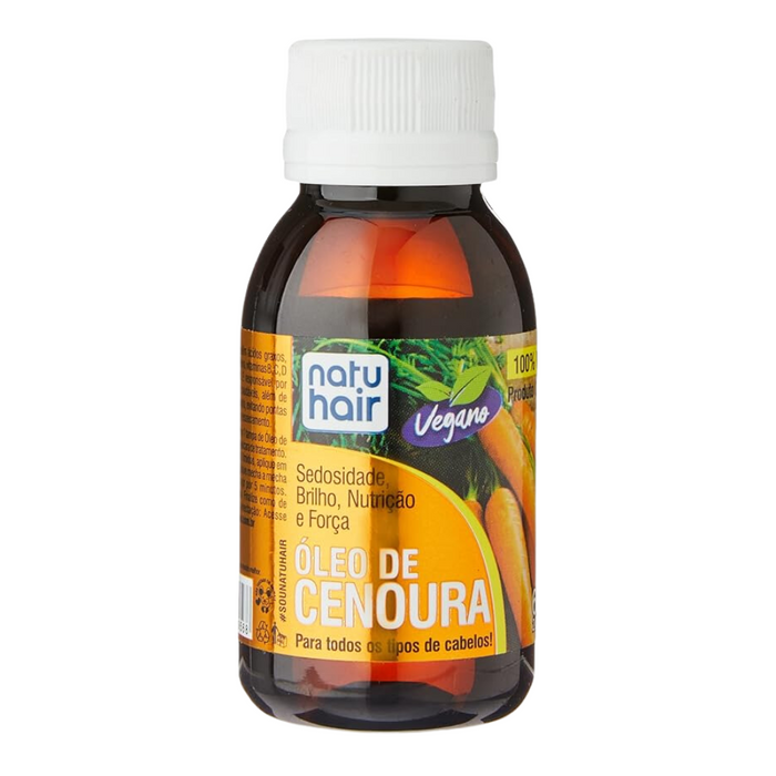 NatuHair Carrot Oil 60ml – Buy now at MKPBR.COM – Worldwide Shipping