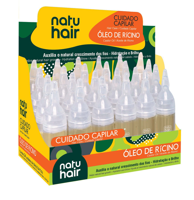 NatuHair Castor Oil Treatment Ampoule 10 ml – Buy now at MKPBR.COM – Worldwide Shipping