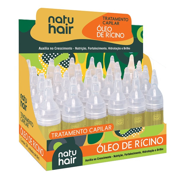 NatuHair Castor Oil Treatment Ampoules Kit – Buy now at MKPBR.COM – Worldwide Shipping