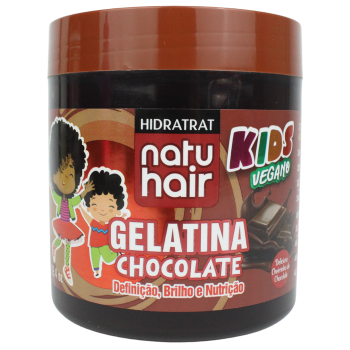 NatuHair Chocolate Kids Vegan Gelatin 550g – Buy now at MKPBR.COM – Worldwide Shipping