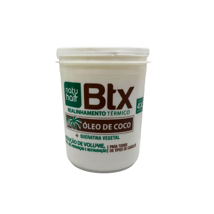 NatuHair Coconut Oil BTX 210g – Buy now at MKPBR.COM – Worldwide Shipping