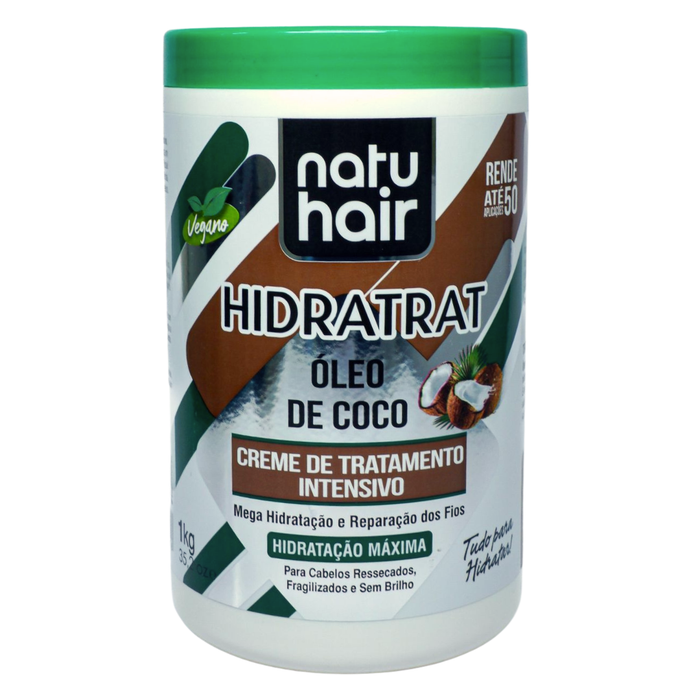NatuHair Coconut Oil Intensive Treatment Cream 1kg – Buy now at MKPBR.COM – Worldwide Shipping