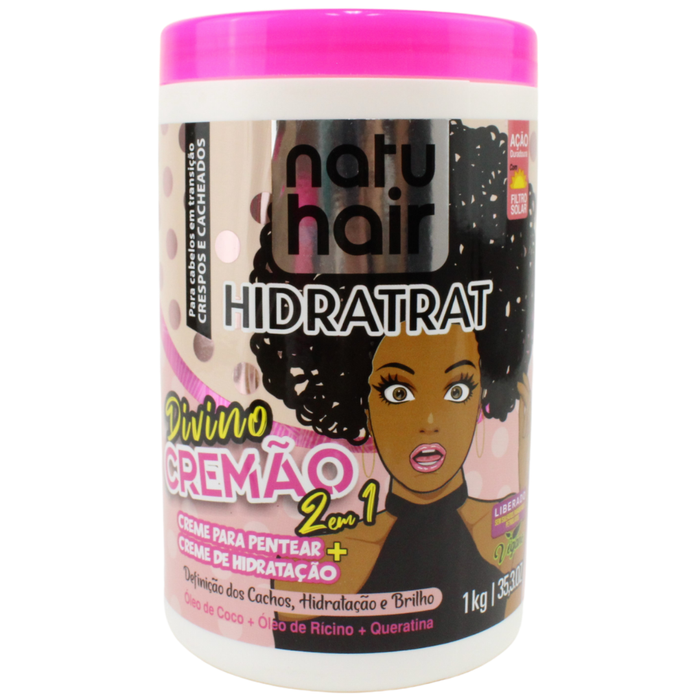 NatuHair Divino Cremão 2-in-1 Combing Cream – Buy now at MKPBR.COM – Worldwide Shipping
