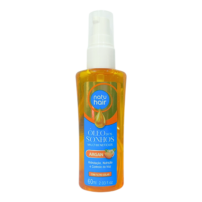 NatuHair Dream Oil Argan 60ml – Buy now at MKPBR.COM – Worldwide Shipping