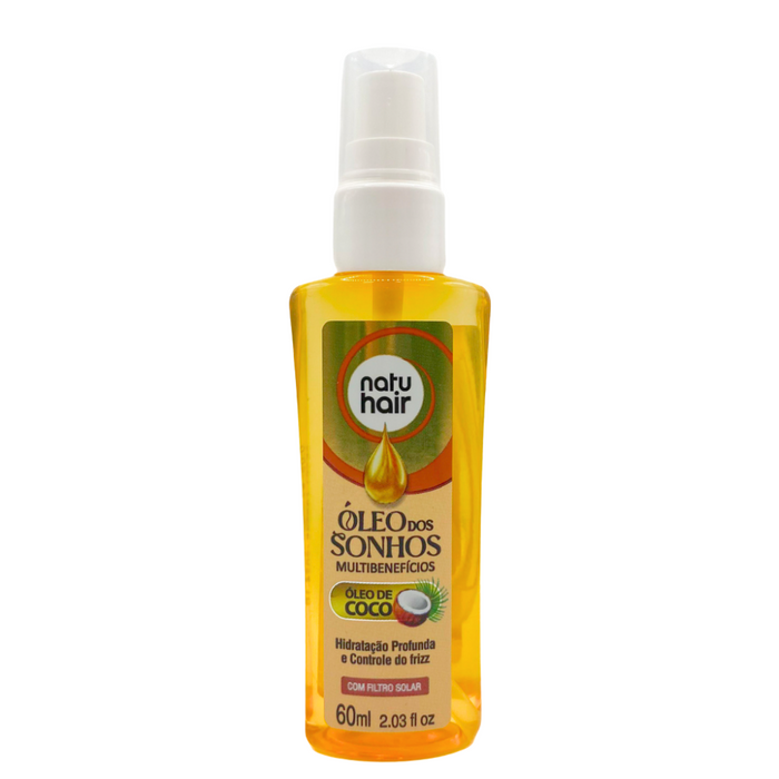 NatuHair Dream Oil Coconut Oil 60 ml – Buy now at MKPBR.COM – Worldwide Shipping