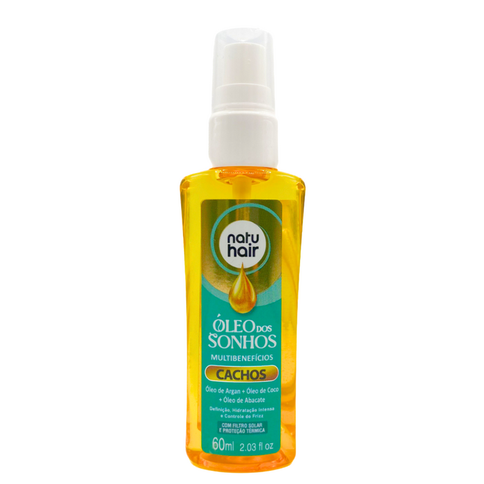 NatuHair Dream Oil for Curls 60ml – Buy now at MKPBR.COM – Worldwide Shipping