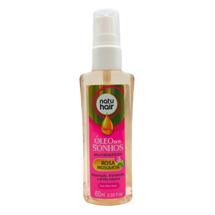 NatuHair Dream Oil Rosehip 60ml – Buy now at MKPBR.COM – Worldwide Shipping
