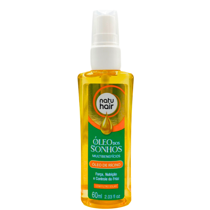 NatuHair Dreams Castor Oil 60ml – Buy now at MKPBR.COM – Worldwide Shipping