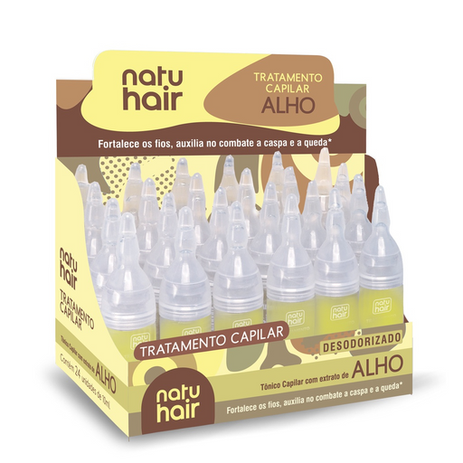 NatuHair Garlic Extract Treatment Ampoules Kit – Buy now at MKPBR.COM – Worldwide Shipping