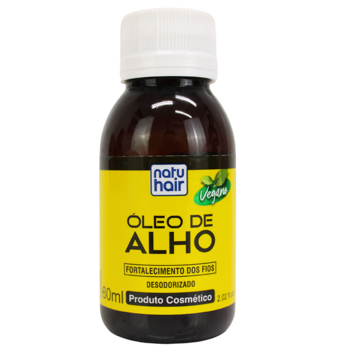 NatuHair Garlic Oil 60ml – Buy now at MKPBR.COM – Worldwide Shipping