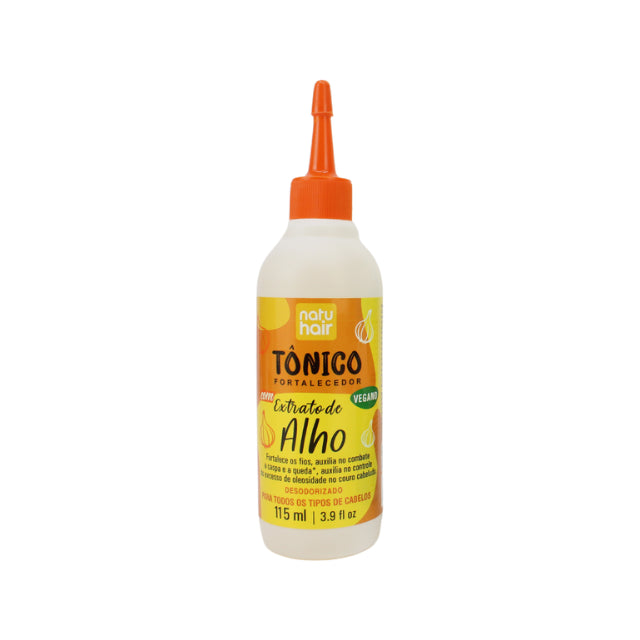 NatuHair Garlic Strengthening Hair Tonic Brazilian Hair Care – Buy now at MKPBR.COM – Worldwide Shipping