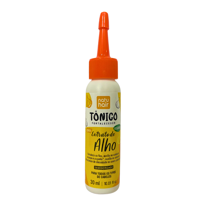 NatuHair Garlic Strengthening Hair Tonic 30 ml travel size – Buy now at MKPBR.COM – Worldwide Shipping