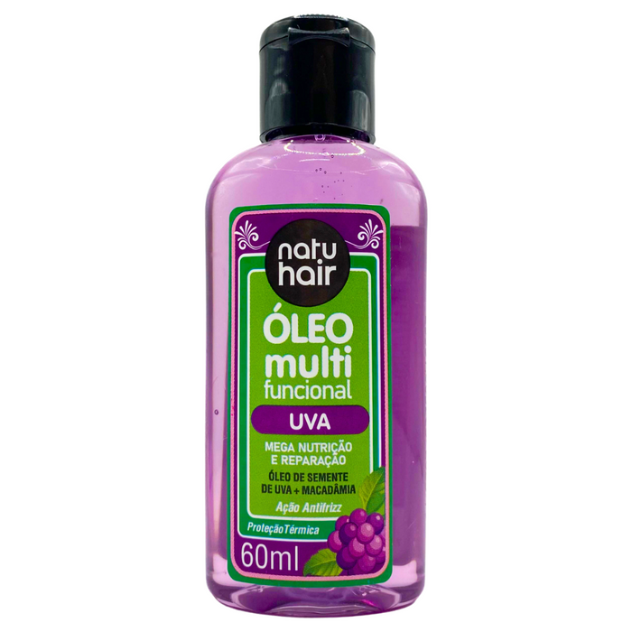 NatuHair Grape Multifunctional Oil 60ml – Buy now at MKPBR.COM – Worldwide Shipping