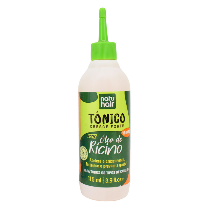 NatuHair Grow Strong Castor Oil Hair Tonic 115ml – Buy now at MKPBR.COM – Worldwide Shipping