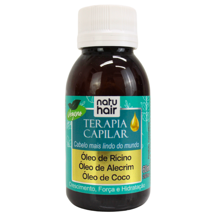NatuHair Hair Therapy Oil 60 ml bottle – Buy now at MKPBR.COM – Worldwide Shipping