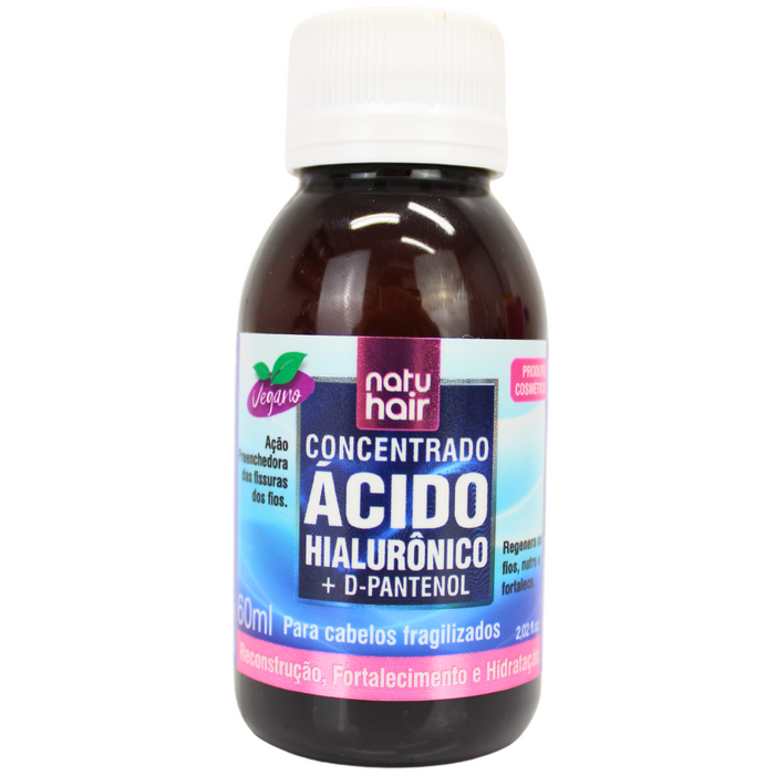 NatuHair Hyaluronic Acid + D-Panthenol Concentrate 60ml – Buy now at MKPBR.COM – Worldwide Shipping