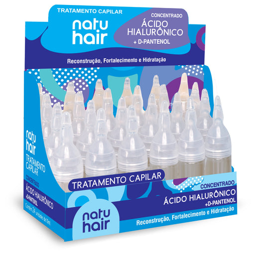 NatuHair Hyaluronic Acid + D-Panthenol Hair Treatment Ampoule 10 ml – Buy now at MKPBR.COM – Worldwide Shipping