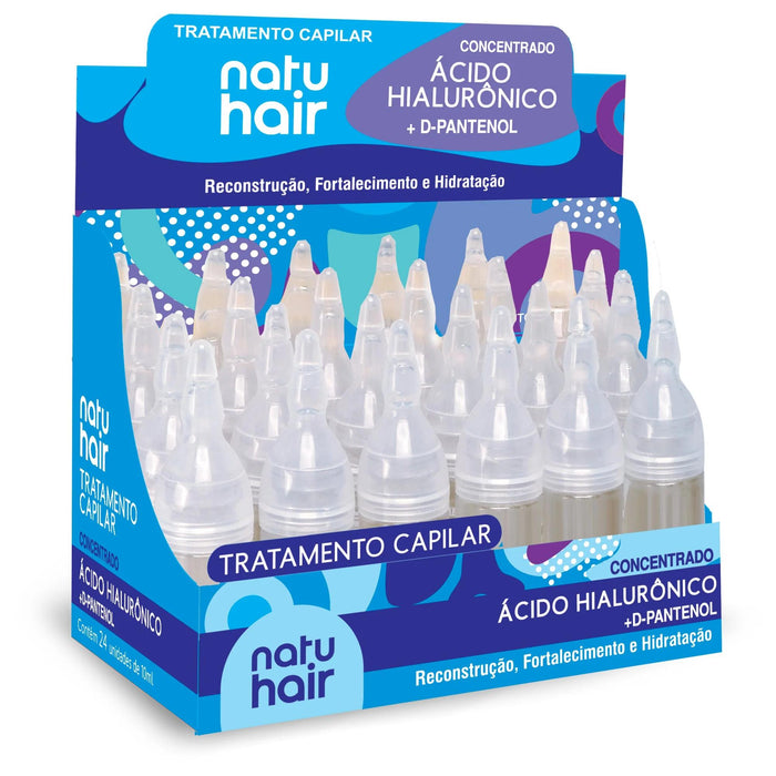 NatuHair Hyaluronic Acid + D-Panthenol Ampoules Kit – Buy now at MKPBR.COM – Worldwide Shipping