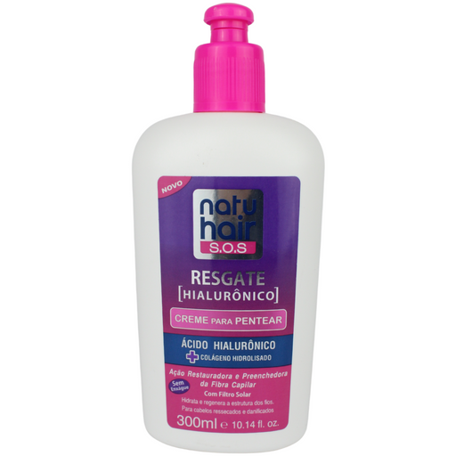NatuHair Hyaluronic Rescue SOS Leave-In Combing Cream – Buy now at MKPBR.COM – Worldwide Shipping